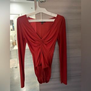 Topshop twist body suit